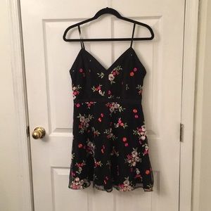 Embroidered Overlay Lulus Dress